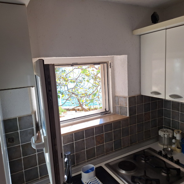 Kitchen, Seaside House Sonja, Seaside House Sonja - Robinson type accommodation on Hvar island in isolated bay Gdinj