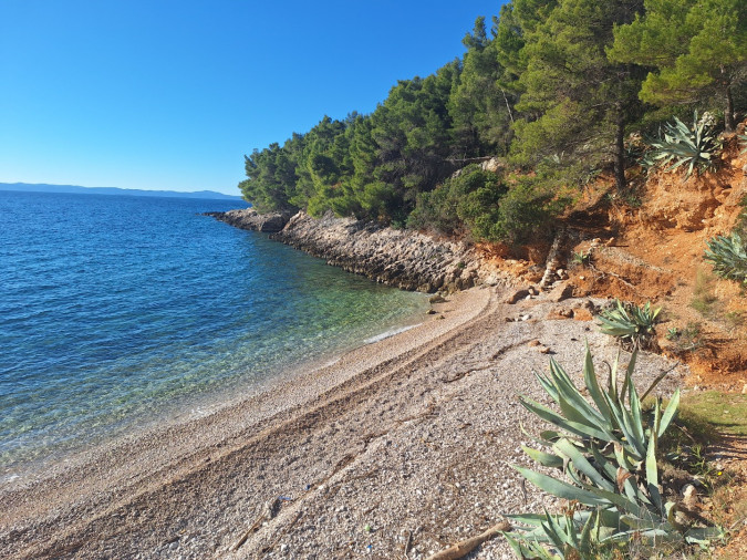 The sunniest Croatian island, Seaside House Sonja - Robinson type accommodation on Hvar island in isolated bay Gdinj